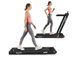 Goplus 2-in-1 Folding Treadmill